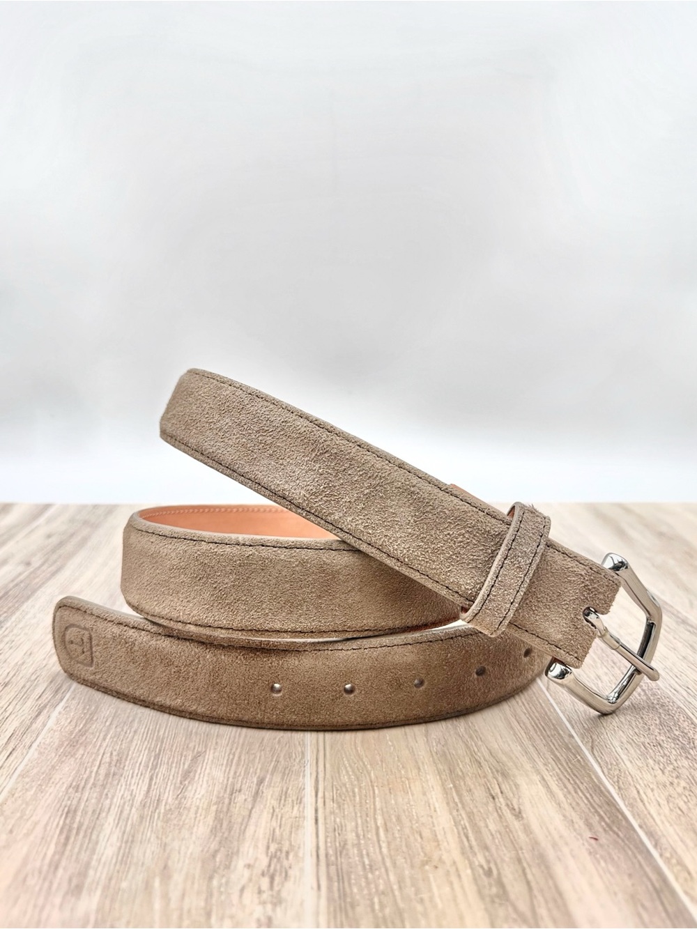 Tecovas Men's Bovine Granite Suede Belt Snap-Buckle Enclosure Classic | Size 44